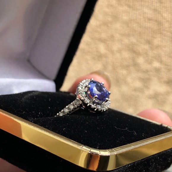 14K white gold ring - Picture 3 of 8